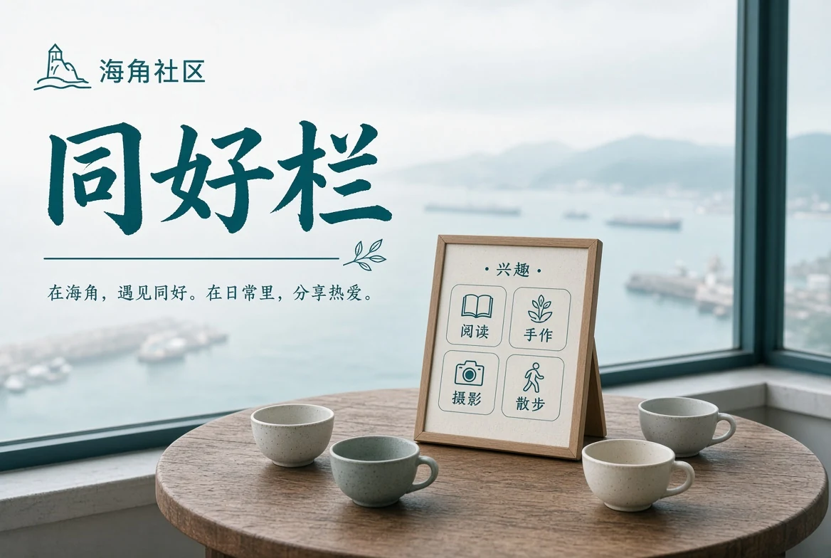 兴趣连接与交流主题画面